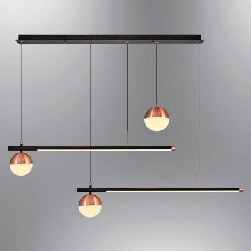 Lustra, Opviq, 414LRC1243, Negru