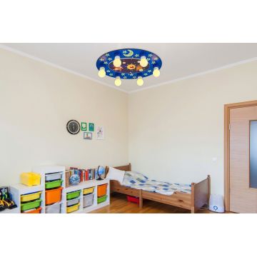 Lustra, Lightric, 414LRC1548, Albastru