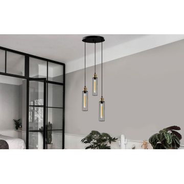 Lustra, Sheen, 521SHN3402, Metal, Negru