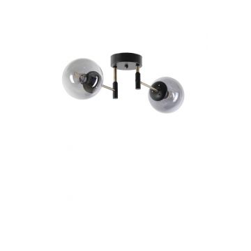 Lustra, Stala, 846STL2946, Metal, Negru / Fume