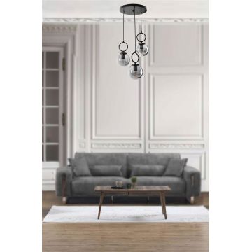 Lustra, Stala, 846STL2819, Metal, Negru