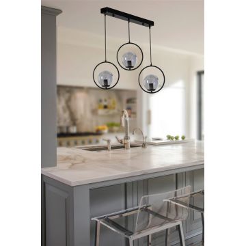 Lustra, Stala, 846STL2843, Metal, Negru