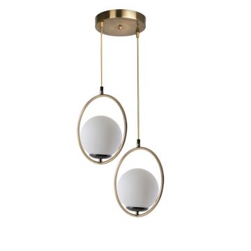 Lustra, Stala, 846STL2846, Metal, Alb / Cupru