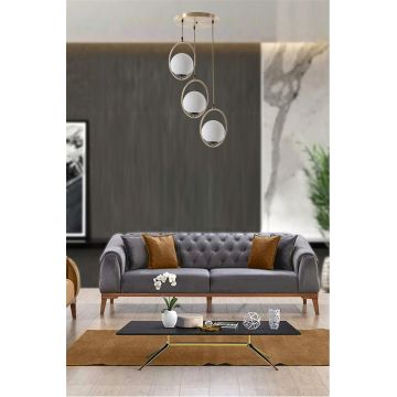Lustra, Stala, 846STL2847, Metal, Alb / Cupru