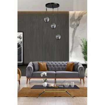 Lustra, Stala, 846STL2861, Metal, Negru