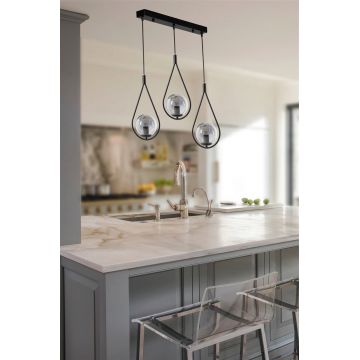 Lustra, Stala, 846STL2864, Metal, Negru