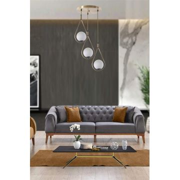 Lustra, Stala, 846STL2868, Metal, Alb / Cupru