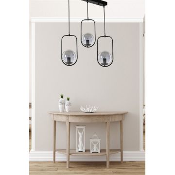 Lustra, Stala, 846STL2885, Metal, Negru