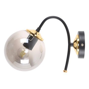 AplicÄde perete negru-gri Ã¸ 15 cm Yoyo âu0080Squid Lighting