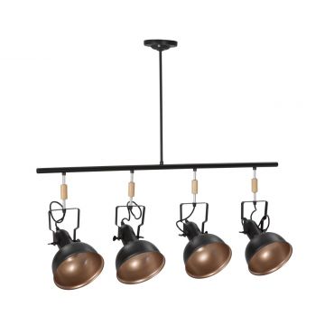 Lustra Cups, Mauro Ferretti, 4 x E27, 20W, 96.5x16.5x84.5 cm, metal