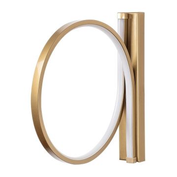 Aplică de perete aurie LED ø 30 cm Halka – Opviq lights