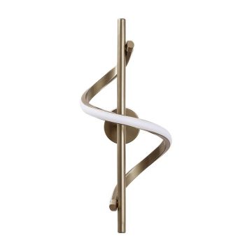 Aplică de perete aurie LED ø 7 cm Likma – Opviq lights