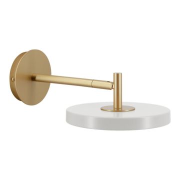 Aplică de perete gri deschis LED cu intensitate reglabilă ø 15 cm Asteria Wall Short – UMAGE