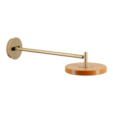 Aplică de perete portocalie LED cu intensitate reglabilă ø 15 cm Asteria Wall Long – UMAGE