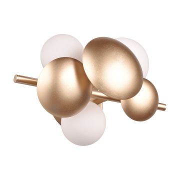 AplicÄde perete alb-auriu Bubble âu0080Trio Select