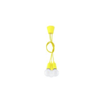 Lustră galbenă ø 15 cm Rene – Nice Lamps