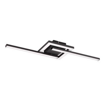 Plafonieră neagră LED 16x54 cm Viale – Reality
