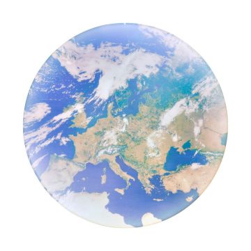 Plafonieră pentru copii albastră LED ø 37 cm Terra – Trio