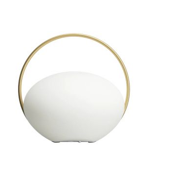 Veioză albă LED cu intensitate reglabilă (înălțime 19 cm) Orbit – UMAGE