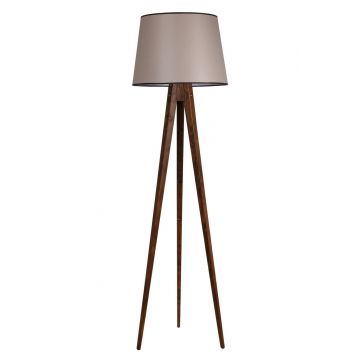 Lampadar, Luin, 8284-5, E27, 60 W, lemn/textil