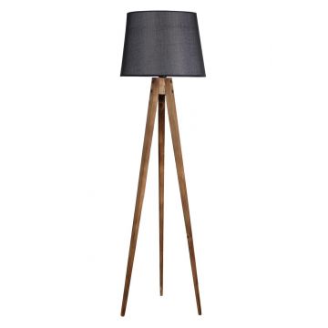 Lampadar, Luin, 8285-5, E27, 60 W, lemn/textil
