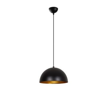 Lustra Sivani MR - 721, Opviq, 30 x 111 cm, 1 x E27, 40W, negru/auriu