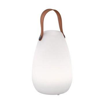 Veioză albă/maro LED (înălțime 20 cm) Ruby – Fischer & Honsel Veioză albă/maro LED (înălțime 20 cm) Ruby – Fischer & Honsel