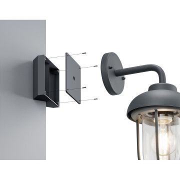 Corp de iluminat pentru exterior (Ã®nÄu0083lÈu009Bime 1 cm) Eckbefestigung âu0080Trio