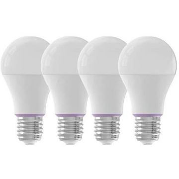 Set 4 Becuri LED Inteligente YLQPD-0012 W4 Wi-Fi/Bluetooth E27 Alb
