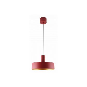 Lustră roșie cu abajur din metal ø 30 cm Selvia II – GTV