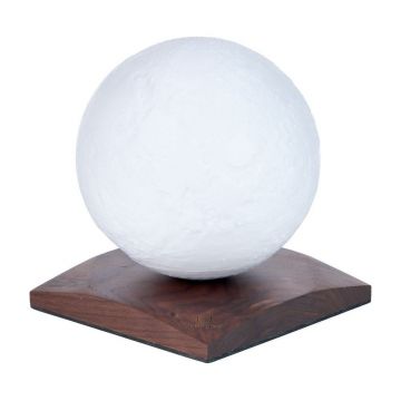 Decorațiune luminoasă maro închis cu USB ø 12 cm Smart LunaSpin – Gingko