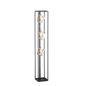 Lampadar negru LED cu intensitate reglabilă (înălțime 130 cm) Gisi – Fischer & Honsel