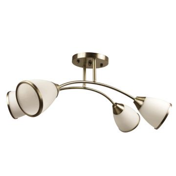 Lustra Monica Alama+Alb 4xE27 60W