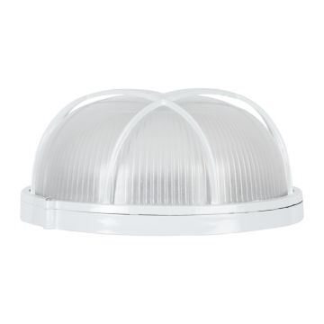 Lampa BAT Grila Rotunda E27 100W Alb NV-3201.08