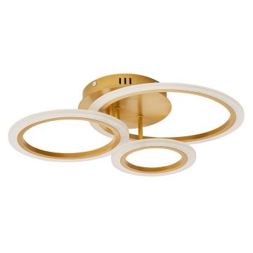 lustra oro led 52w 50cm 3500-6000k cu telecomanda, erste