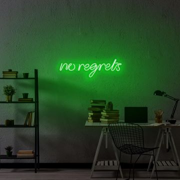 Aplica de Perete Neon No Regrets, 52x16 cm