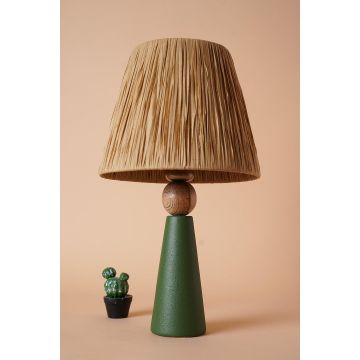 Lampă de masă YL496, Verde, 24x24x46 cm