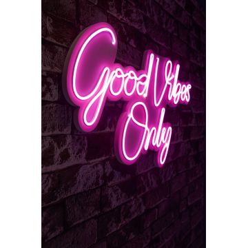 Lampa Neon Good Vibes Only 2, 37x62 cm