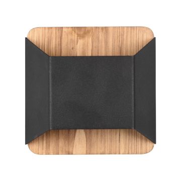 Aplică de perete negru-mat LED cu intensitate reglabilă Arino – Trio