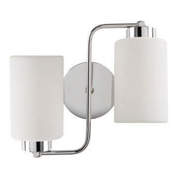 Aplică de perete albă/argintie Balcova – Opviq lights