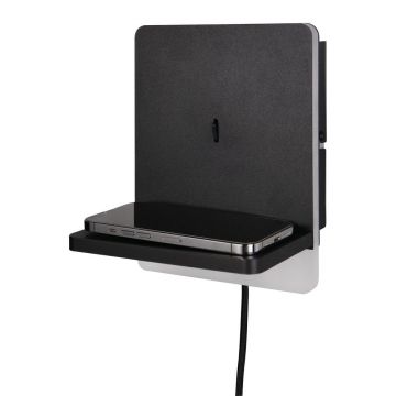 AplicÄde perete negru-mat LED cu intensitate reglabilÄFairfield âu0080Trio