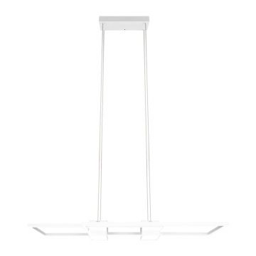 Lustră albă LED cu control prin telecomandă/cu intensitate reglabilă Albany – Trio