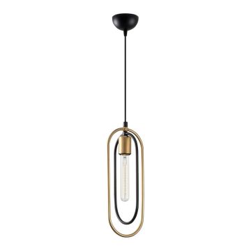 Lustră neagră/aurie Cerco – Opviq lights