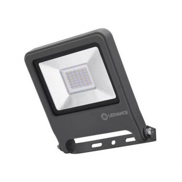 Proiector LED Ledvance ENDURA FLOOD, 30W, 220-240V, 2700 lm, lumina neutra (4000K), IP65, 193x170x39mm, aluminiu, Gri