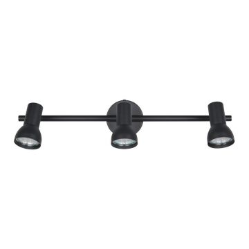 Spot negru ø 8 cm Cantar – Reality