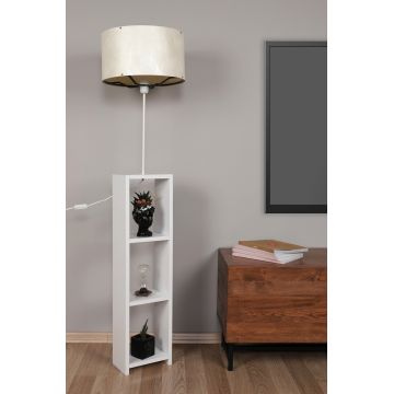 Lampadar, AYD-1799, Insignio, 30 x 140 cm, 1 x E27, 60W, alb/ecru