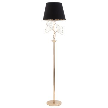 Lampadar Leaves, Mauro Ferretti, 1 x E27, 40W, Ø 38x167 cm, negru/auriu