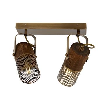 Lustra, Ar-1830-2Ey, Aurora, 32 x 25 x 30 cm, 2 x E27, 60W, aramiu antic