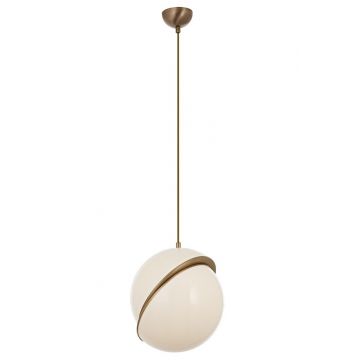 Lustra, Av-1861-1Eb, Aurora, 30 x 90 cm, 1 x E27, 80W, alb/aramiu antic