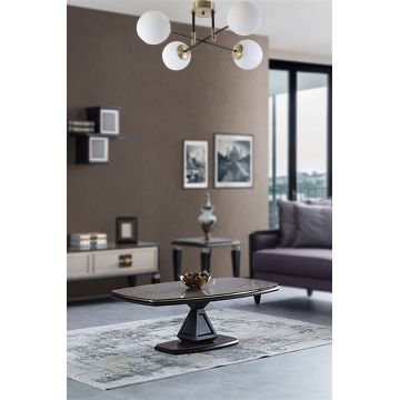 Lustra, Dolunay, Stala, 35 x 65 cm, 4 x E27, 60W, alb